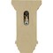 Ekena Millwork 3 1/2"W x 3 3/4"D x 6"H Mini Jefferson Wood Corbel, Maple CORW03X03X06JEMA - alternate 3